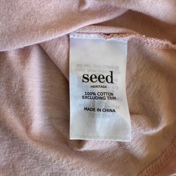 SEED HERITAGE Bunny Rabbit T-Shirt Girls 6 Easter Flip Sequins Tee Top Pink Girl - Picture 8 of 8